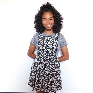 Daisy Pinafore/ Overall Dress